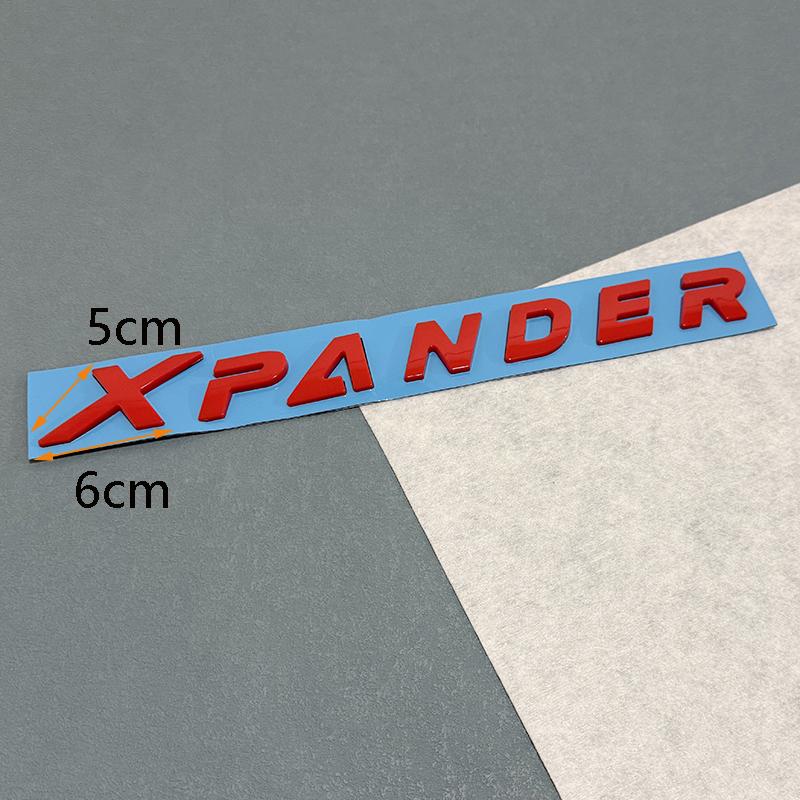 ABS Car Body Side Sticker Emblem Badge for Mitsubishi XPANDER CROSS Auto Rear Trunk Decal Exterior Accessories LK2