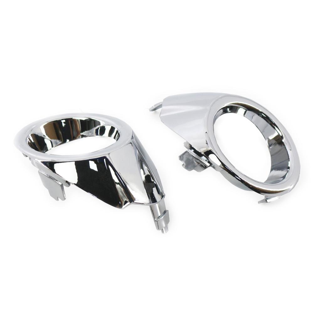 Автомобильные аксессуары, хромированный передний левый/правый боковой бампер, противотуманная фара, крышка лампы, решетка, решетка для Ford fiesta 2008 2009 2010 2011