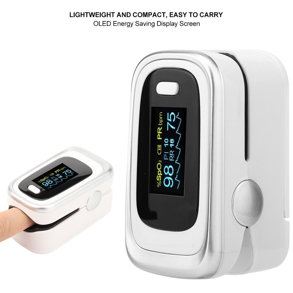 Пальцевый пульсоксиметр SPO2 PR PI RR Мониторинг насыщения крови кислородом Монитор