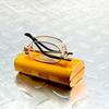 Gold Nickel-Copper Alloy Frame Reading Glasses Ultra-Light Portable Fold Full-Rim Spectacles +0.75 +1 +1.25 +1.5 +1.75 To +4