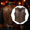 Steampunk Cowboy Waist Coat Vest Adults Dance Outfit for Roles Play Dressing Up