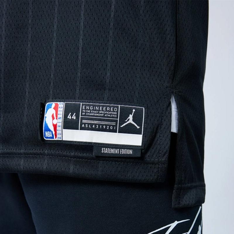 Nike Полосатый цветной блок Demar Derozan Chicago Bulls NBA Limited Edition, мужской баскетбольный трикотаж темно-серый DO9521-010