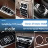 Модификация интерьера BMW 5 серии GT: Яркие полоски-наклейки для вентиляционного отверстия центральной консоли и ручки стеклоподъемника для 528 535i.
