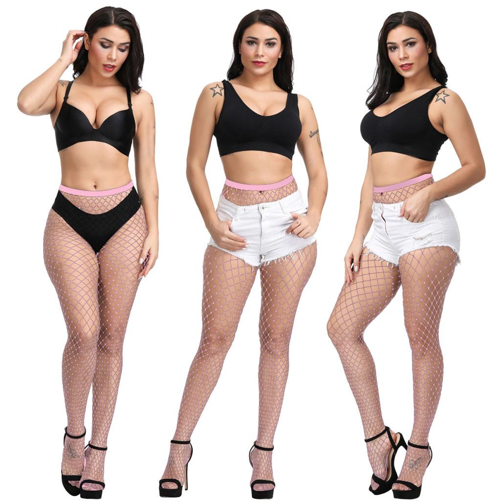 (Kung Pao Chicken)Women Sexy Fishnet Soft Tights Lingerie Transparent Erotic Lace Bodysuit