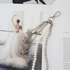 Жемчужная цепочка для брюк с бабочкой Женская крутая подвесная цепочка для брюк Персонализированные декоративные аксессуары Юбка Jk Поясная цепочка Подвеска