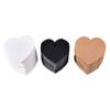 100pcs Kraft Paper Heart Shaped Small Label DIY Jewelry Blank Hanging Tag Card