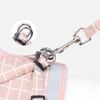 Dog Vest Chest Harness with Leash Reflective Breathable Cat Dog Chest Harness Cute Printed Comfortable Mesh Pet Tow Leash