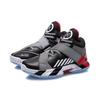 Li Ning All City Premium Серия Уэйда Полувысокие Баскетбольные Кроссовки Детские Кроссовки Черные Белые Красные YKBQ038-3