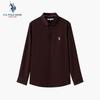 U.S. Polo Assn. Мужская рубашка с длинным рукавом в стиле business casual, не требующая глажки