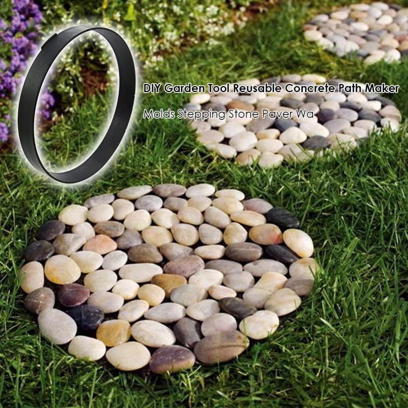 9Styles Садовый декор Мощение Садовая дорожная форма DIY Подъездная дорожка Бетонная ступенька Тротуарная форма