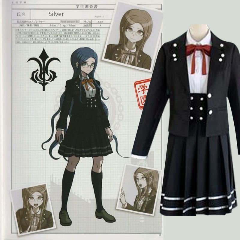 Косплей костюм Король Кокichi Оума из Danganronpa V3 Косплей костюм на Хэллоуин Ирума Мидори