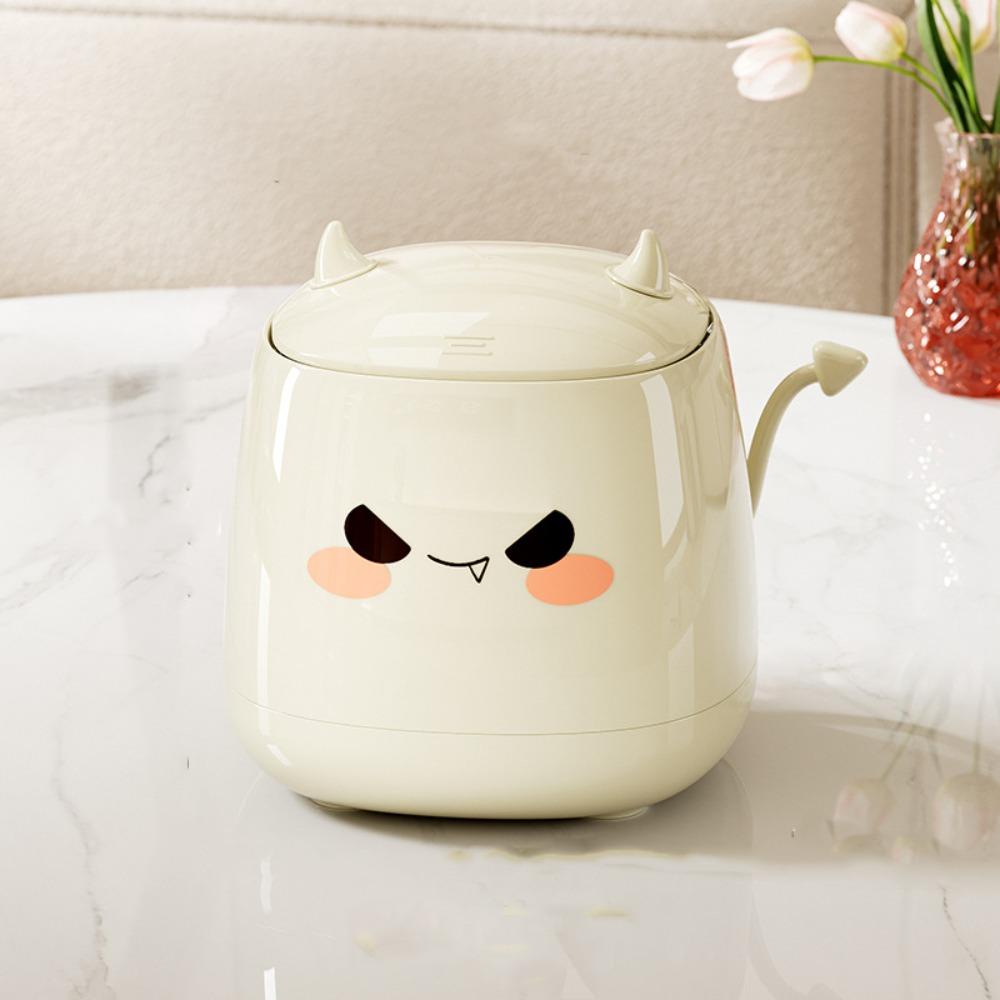 Cartoon Mini Trash Can Simple Design Desktop Trash Can Stylish Dust Bin Office