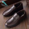New Leather Shoes Men's Casual Shoes Spring Men's Shoes Large Size Middle-aged and Elderly Soft-soled Breathable Leather Shoes