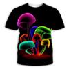 Men's Graphic Mushroom Shirt T Shirt Short Sleeve T Shirt 3D Print Round Neck Shirt Exaggerated Party