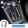 Настоящий Мягкий Углепластик для Subaru Forester 2013 2014 2015 2016 2017 2018 Панель Переключения Передач Автомобиля LHD RHD Декоративные Аксессуары