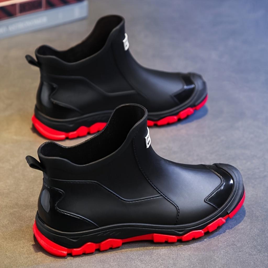 Женские и мужские модные резиновые сапоги, дождевые сапоги, высококачественные, водонепроницаемые и нескользящие дождевые сапоги, водные сапоги, садовая обувь, обувь для рыбалки