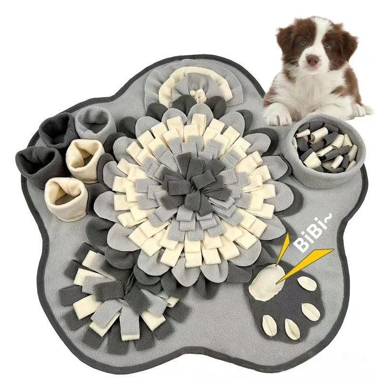 Snuffle Mat Interactive Dog Toy for Small Large Dogs, Slow Feeder Foraging Mat, Anti-Anxiety Boredom Training Mat for Cats  Pets