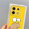 The Simpsons Bart Homer Soft Phone Cover Case for Xiaomi Redmi Note 14 Pro Plus 14C Note 13 11S 12 10S 11 A4 9 10 13C 12S