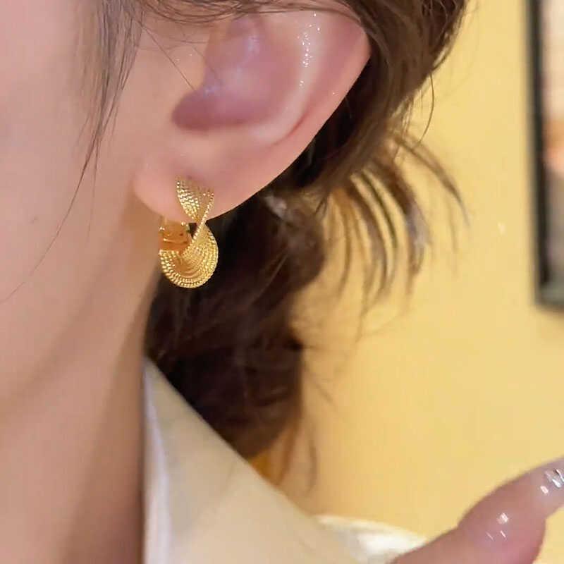 Классические простые геометрические круглые большие серьги-кольца для женщин, преувеличенные круглые серьги невесты, свадебные украшения, аксессуары