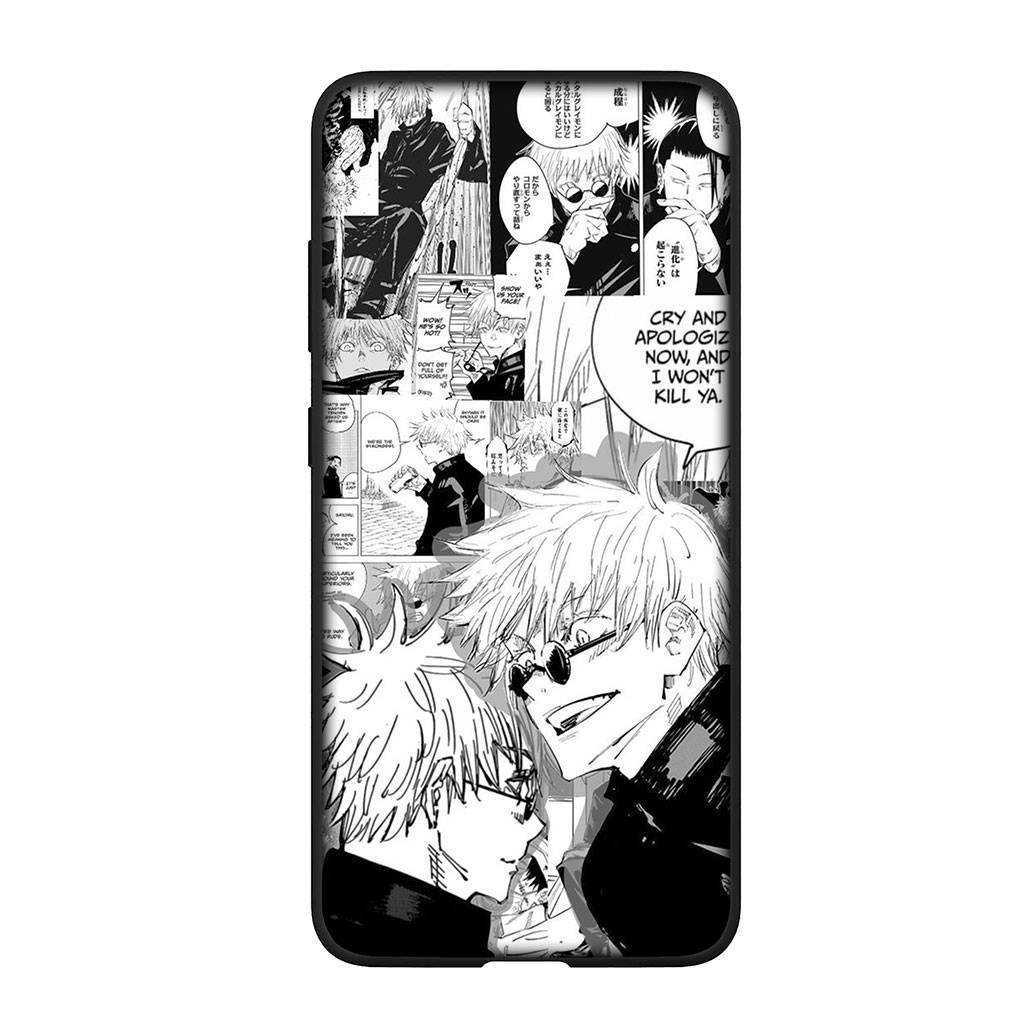 Для Samsung Galaxy S24 S23 iPhone 16 15 14 Xiaomi Redmi Note 13 12 11 10 Plus 9 Pro Max X XR чехол для телефона Jujutsu Kaisen Gojo Satoru Cartoon OPPO Huawei