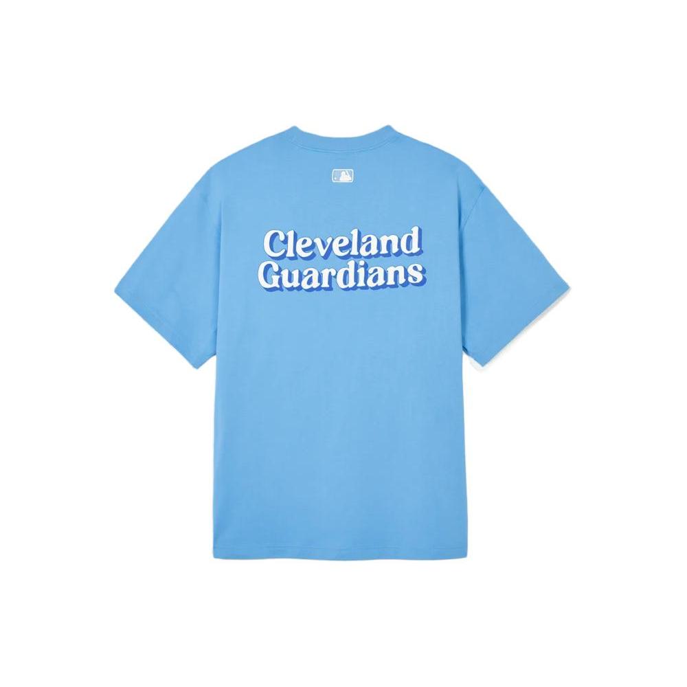 New MLB Drop Shoulder Sleeve T-Shirt Unisex Blue 3ATSV0443-45BLL