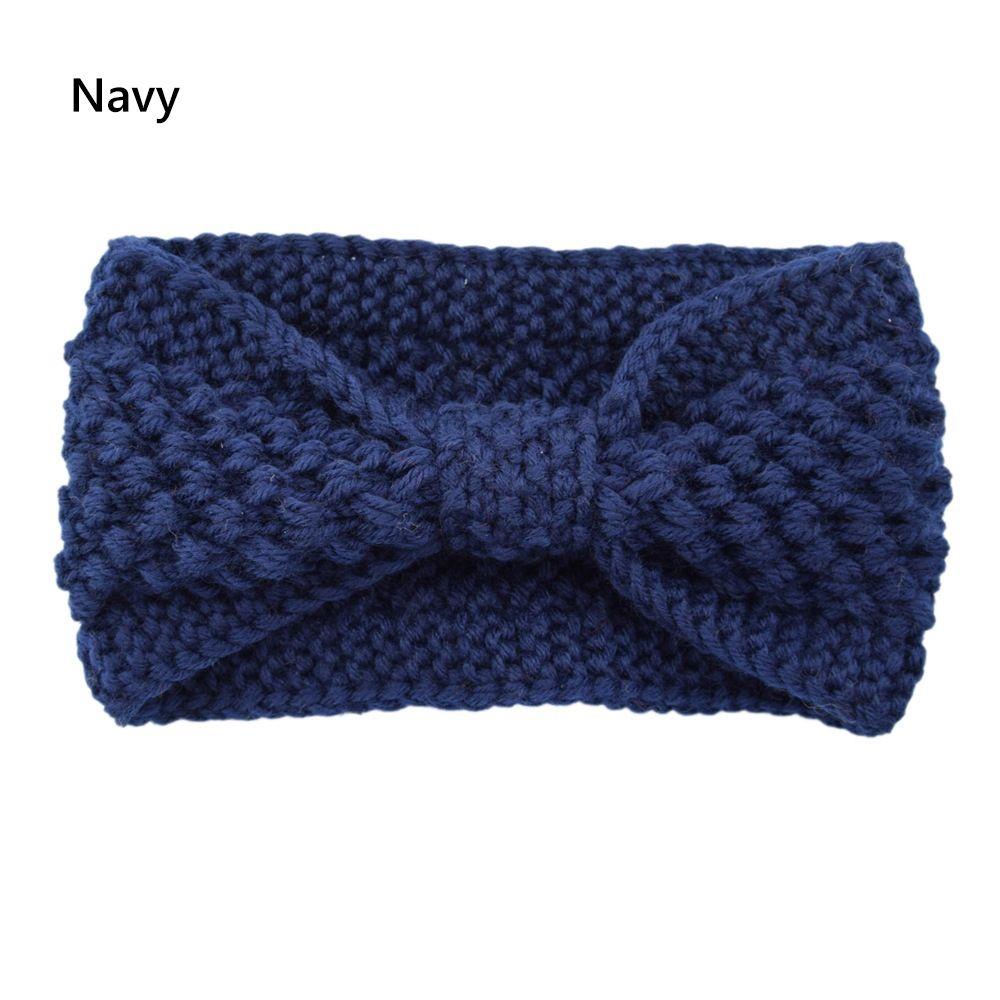 Аксессуары Эластичные повязки на голову для женщин Вязаные повязки на голову Повязка для ушей Крючком Грелка для ушей