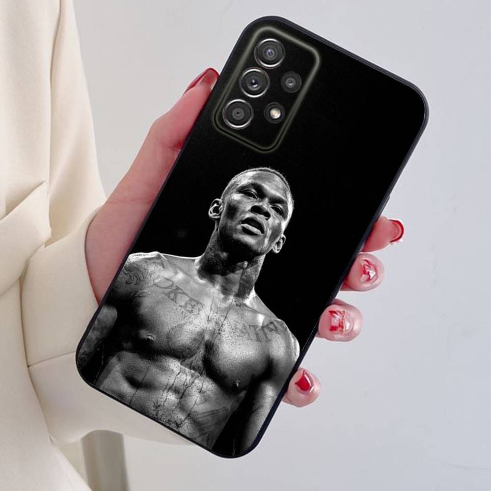 Чехол для телефона I-Israel Adesanya для Samsung S24,21,22,23,30,Ultra,20,Plus,Note,10,9, Черный мягкий силиконовый чехол