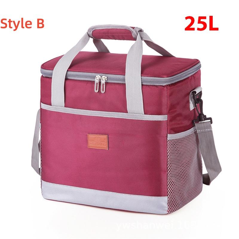 15 л/25 л Большая вместимость термоизоляционная сумка для ланча из ткани Оксфорд, сумки для пикника, переносные сумки-холодильники