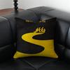 Aesthetic Style TThe WWizard Of Ozs Pattern Cushion Cover Pillow Case Antidustmite Invisible zipper silky plush cushion