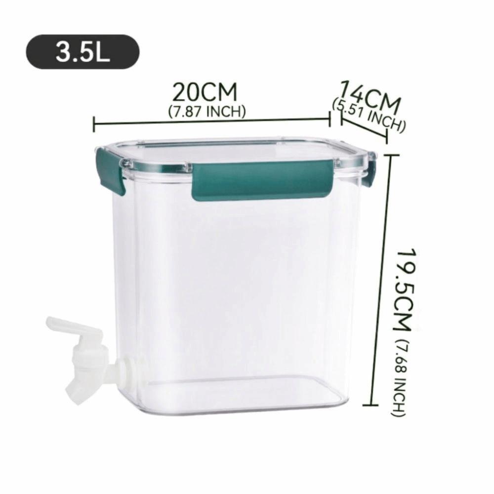 With Spigot Cold Water Kettle Plastic Water Container Portable Drink Dispenser Kitchen