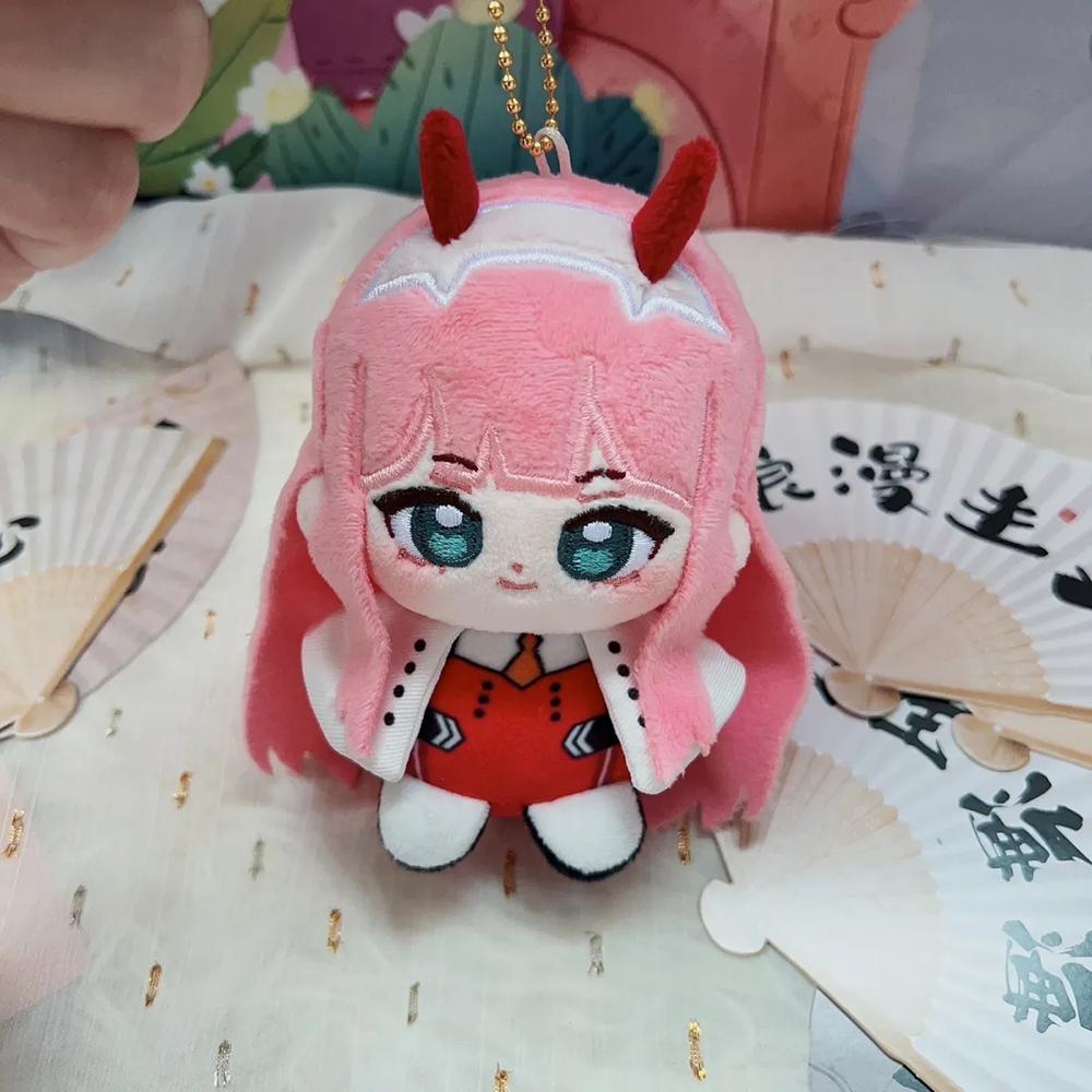 Аниме DARLING In The FRANXX Зеро Два Косплей Брелок Милая Плюшевая Хлопковая Кукла Подвеска на Рюкзак Брелок Аксессуары