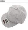 Кепка OTTO Смесь шерсти меланжевая С прямым козырьком Snapback Размер Free Обхват головы Цвет Серый (Обхват головы 57,5 см - 62 см) Красный/Меланж