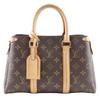SoufflotBB Handbag M44815 Brown Monogram Canvas Women Used