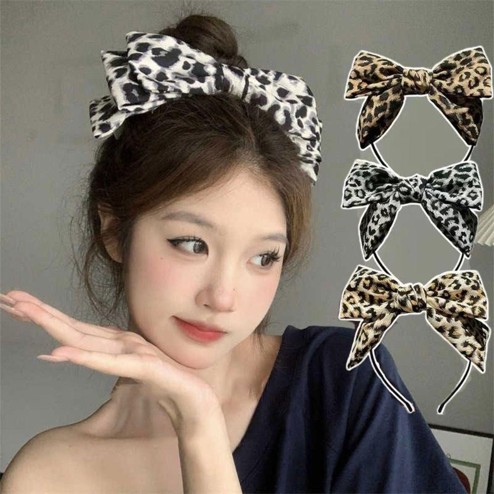 Cloth Bow Headband Bowknot Hair Clip Decoration Sweet Women Headband Women