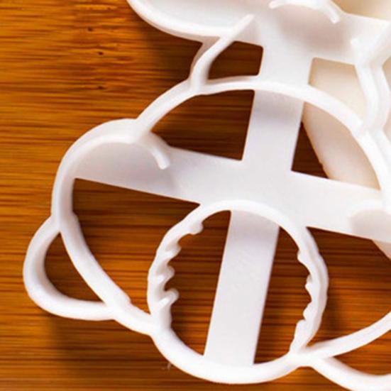 Практичный антипригарный инструмент для выпечки, прозрачная текстура, детская праздничная форма для печенья, форма для выпечки, печенья