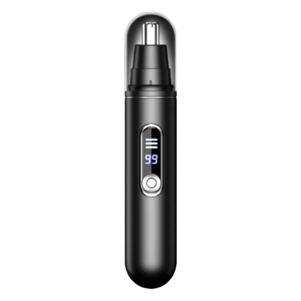 Nose Hair Trimmer Portable Durable Ear Hair Trimmer Painless with LED Display Safe Travel Type-C Electric Trimmer for Men