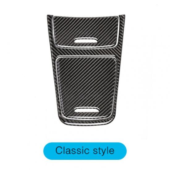 Углеродное волокно для Mercedes Benz W176 A Class CLA GLA Центральная консоль Ящик для хранения Панель Отделка Крышка Наклейка Интерьер автомобиля