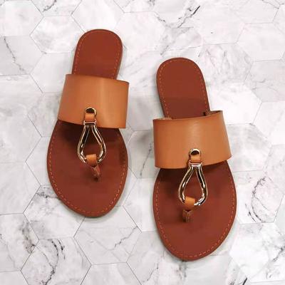 Женские сандалии летние для плоской подошвы модные женские шлепанцы пляжные летние шлепанцы повседневные уличные женские туфли