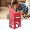 T-Type Ruler Layout Woodworking Wooden Square Aluminum Alloy Scriber Marking Layout Angle Calibration Guide Marker