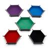 Лоток для игральных костей Bosque Hexagon из искусственной кожи, пластина для игры в кости, популярная корейская игра