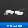 White ZH1.5 Female Terminal Connector with Plastic Shell, 2P-13P, 1.5MM Pitch