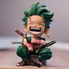 Фигурки Луффи, Зоро, Санджи из One Piece, Q-версия, сидячая поза - Модный игровой кукла, модель, игрушка, украшение