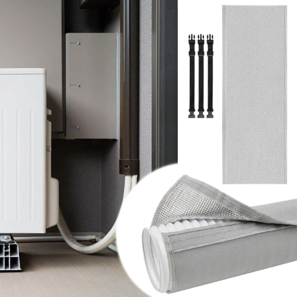 Reusable Insulated Hoses Duct Cover Insulated Air Conditioner Hose Cover  Home Improvement