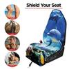 Universal Car Seat Towel Cover: All-Season Front Seat Protector for Gym and Workout
