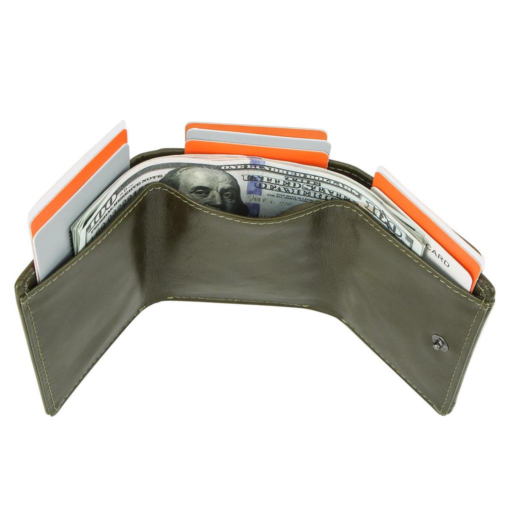 CONTACT'S женский компактный бумажник из натуральной кожи