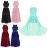 Princess Lace Flower Girl Dress for Bridal Bridesmaid Pageant Party Festive Dress Kids Romper Dresses