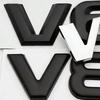 3D Металлическая эмблема V6 V8, эмблема двигателя автомобиля, наклейки, декоративные наклейки для Toyota BMW Benz Honda Mazda, автоаксессуары