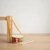 Montessori Instrument Hand Drum Toys Double Sided Wood Kids Drum Toys  Children Preschool