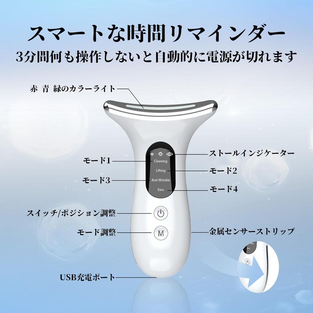 Facial Beauty 4 1 Dual Face Body Facial EMS Multifunctional Facial Beauty Home Facial Beauty USB Ultra Easy To Home Japanese Instruction Manual