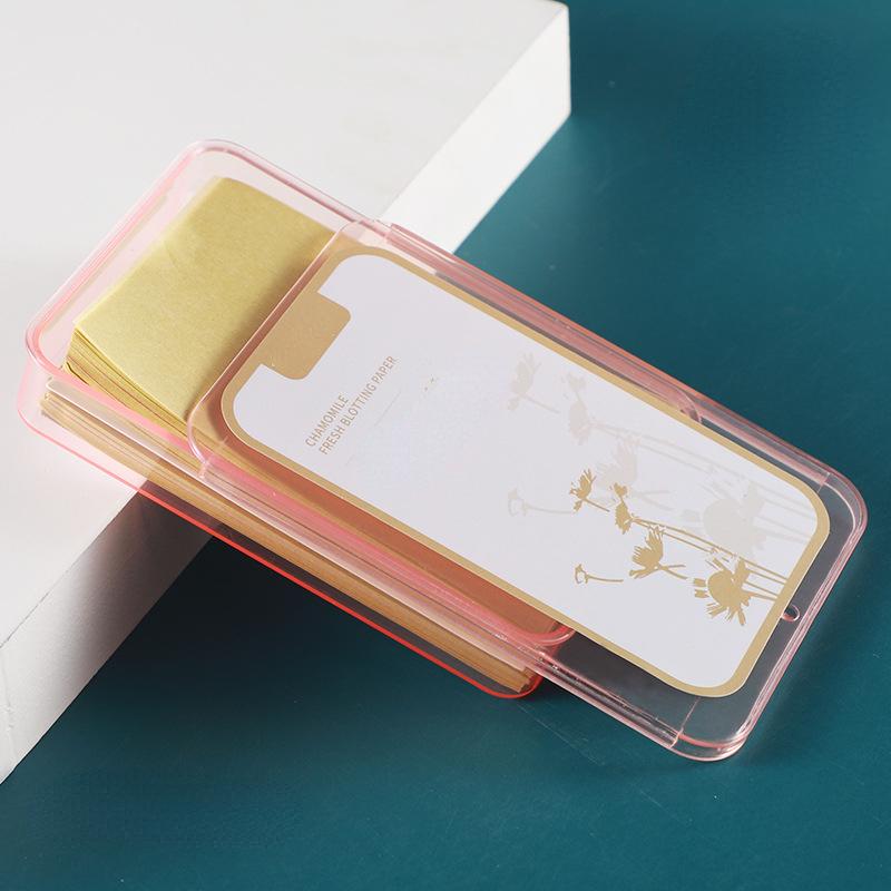 Oil Blotting Paper Face Lady 300 Green Tea Oil Control Portable Fragrance Facial Oil Remover Paper Touch Up Tool